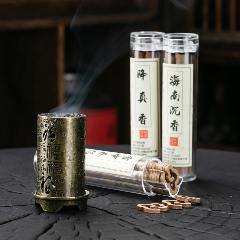 Home Fragrance Powder - Quemador de incienso Vertical, soporte de