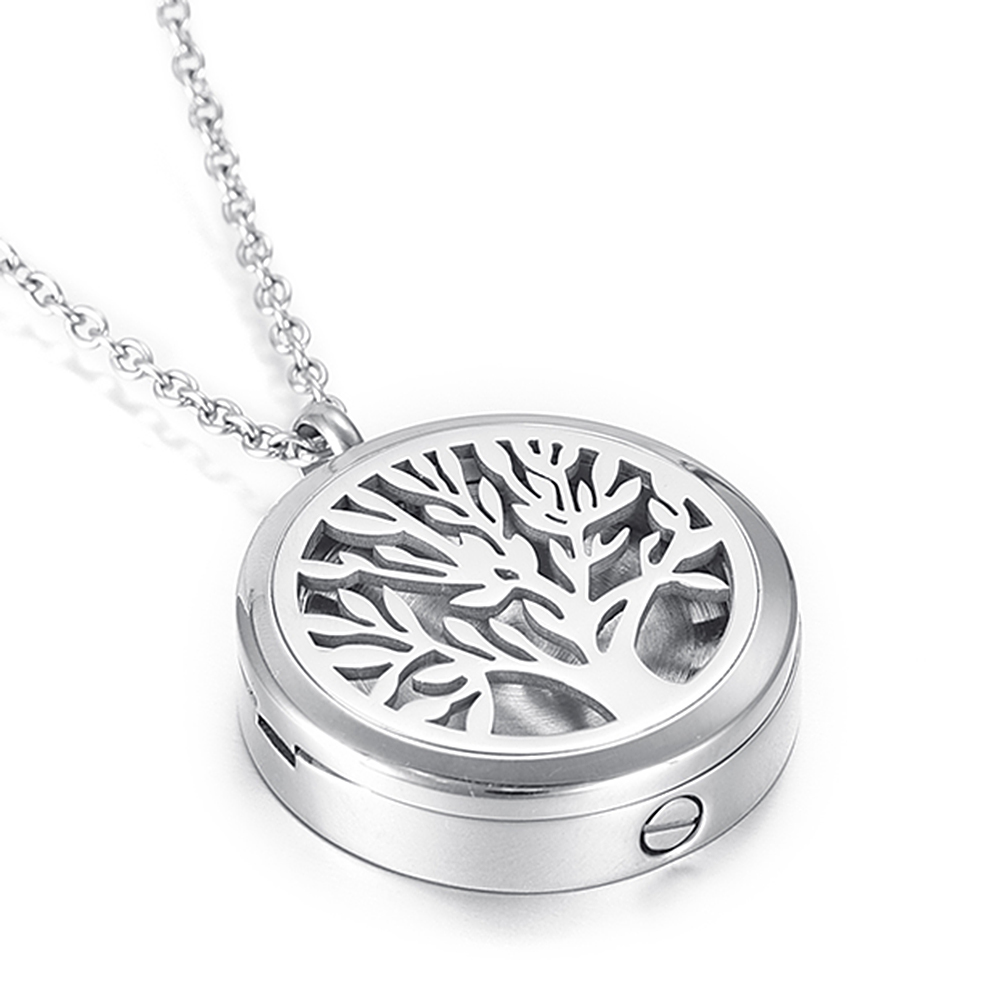 Diffuser Necklace Locket - Collar con colgante de urna de