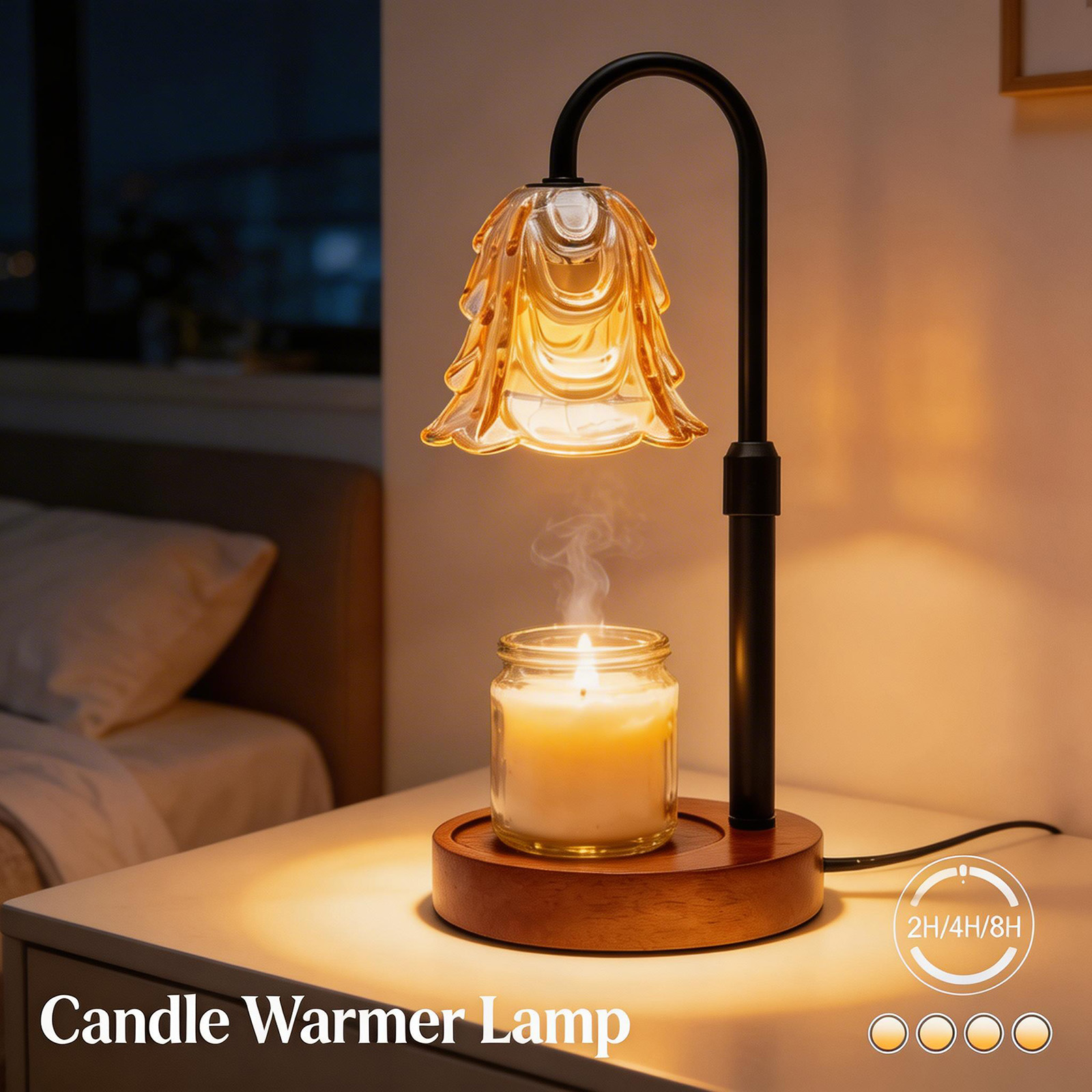 Home Fragrance Wax Melts - Lámpara Calentadora de Velas, Decoración para