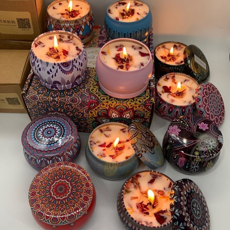 Home Fragrance Wax Melts - 1/4PCS Velas Aromáticas Vintage, Velas de