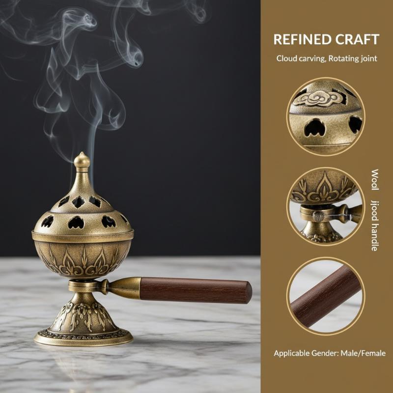 Quemador de Incienso Giratorio - Home Fragrance Powder reseña y precio