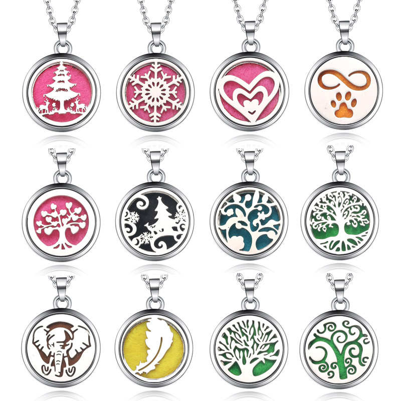 Collar de caja de Aroma de árb - Diffuser Necklace Locket reseña y precio