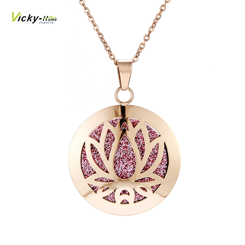 Collar de loto, medallón difus - Diffuser Necklace Locket reseña y precio
