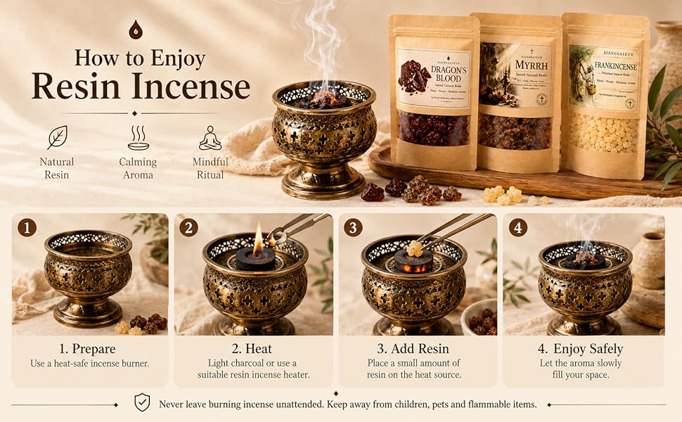 Incienso de Resina Natural, Va - Home Fragrance Powder reseña y precio