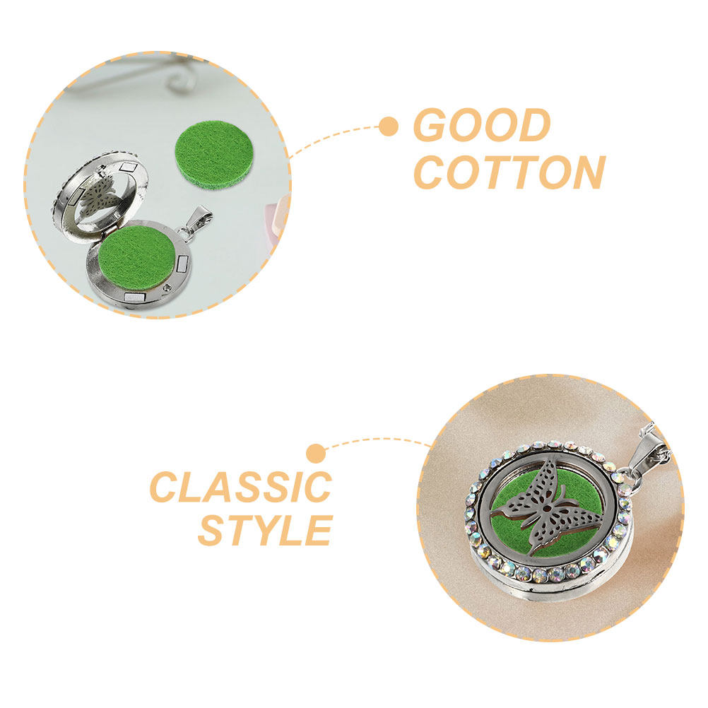 50 Almohadillas Redondas de Al - Diffuser Necklace Locket reseña y precio